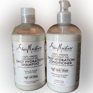 SheaMoisture Daily Hydration Shampoo & Conditioner Coconut Oil Set